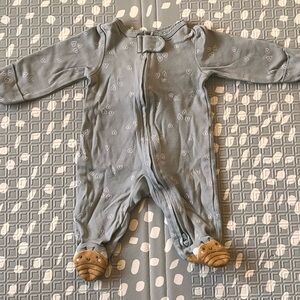 Carter's Heart Pajamas with Bumblebee Footie